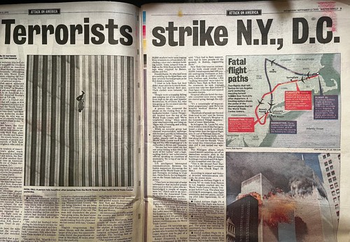 Boston Herald Newspaper, September 12, 2001, 9/11 Coverage - Picture 2 of 7