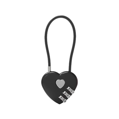 Lovely Heart Shaped Design Combination Mini Padlock Password Lock Safety D7 - Picture 19 of 22