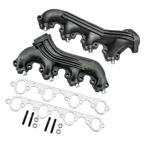 Juego de pares de colectores de escape para camioneta Ford serie F 80-87 serie E 460ci V8 7,5 L - Imagen 5 de 10