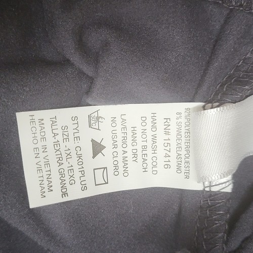 New Mix Womens Pants Black 1XL Joggers Running Pockets Elastic Waist New - Picture 14 of 15