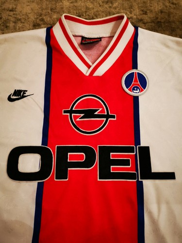 Paris Saint Germain Away Shirt 1995-1996 Nike Size M (Excellent) - Picture 4 of 12