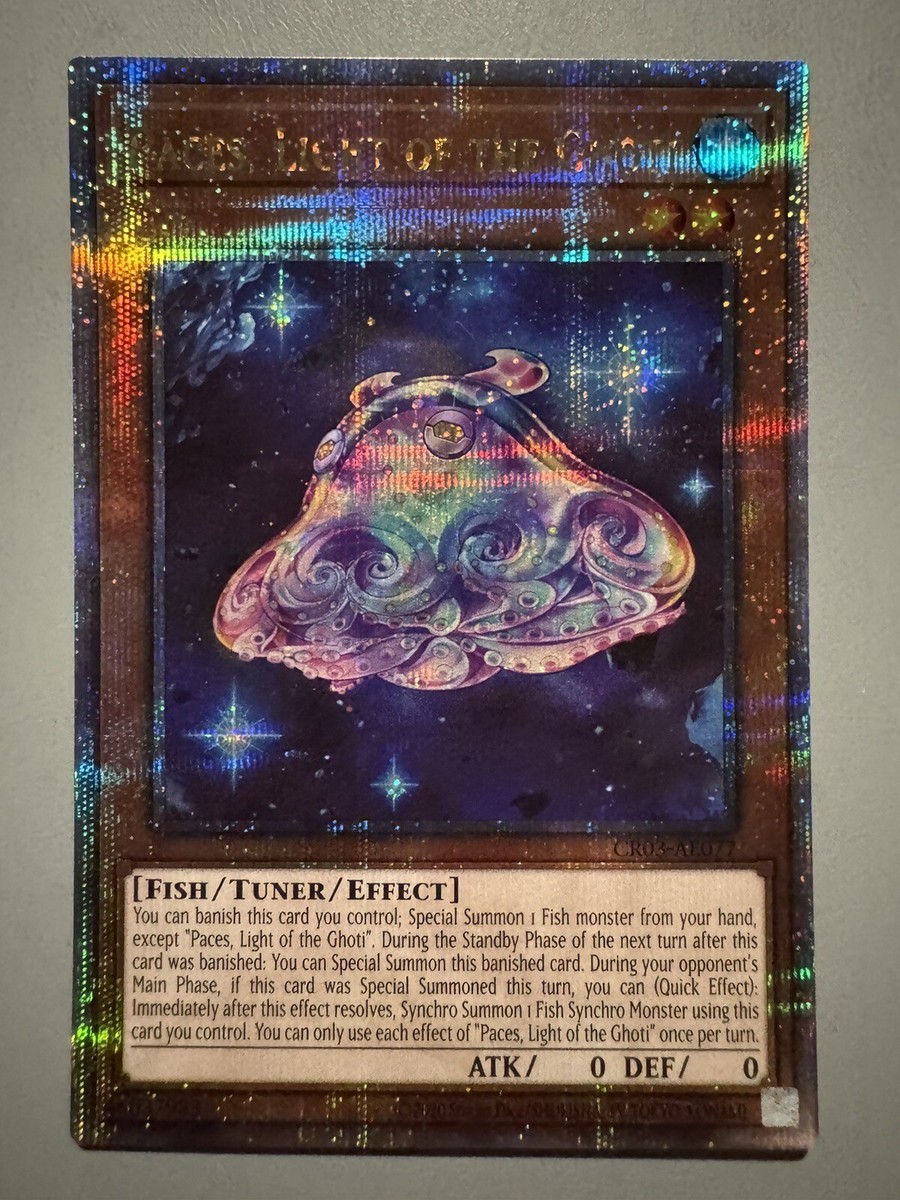 YUGIOH PACES LIGHT OF THE GHOTI ASIA ENGLISH EDITION CR03-AE077