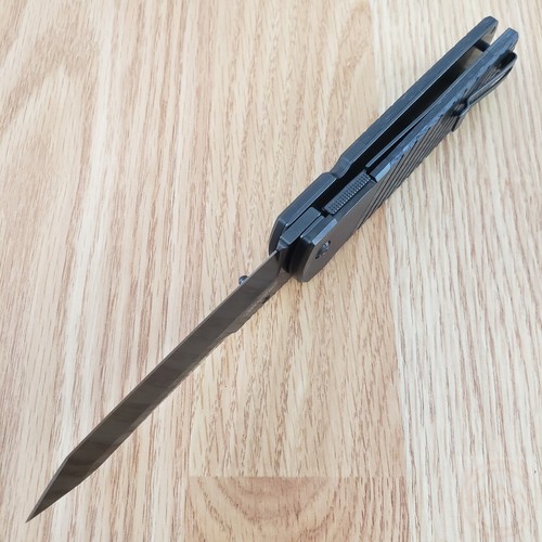 Cold Steel Hatamoto Folding Knife 4" CPM-20CV Steel Blade Carbon Fiber Handle - Picture 5 of 12