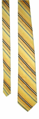 Mens Neck Tie Lot of 5 DKNY GAP Palatina Palmer Silk Stripe Tan Yellow Blue NWOT - Bild 6 von 12