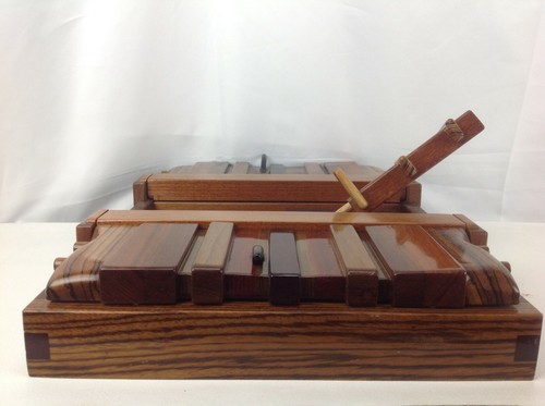 Handmade Exotic Wood Jewelry Valet Phone Charging Docking Station Organizer - Picture 7 of 12