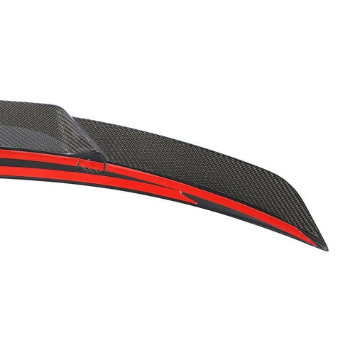 REAL CARBON Rear Trunk Spoiler Wing Lip For Mercedes-Benz C238 E400 E53 17UP - Picture 13 of 16
