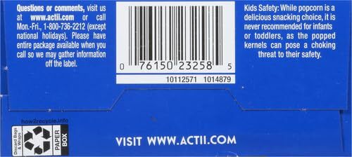 ACT II Butter Lovers Microwave Popcorn 3-Count 2.75-oz. Bags. - Bild 8 von 11