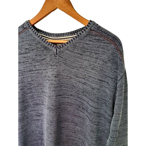 Herren Original Wetterfester V-Ausschnitt Pullover Pulli Blau Gr. XL Warm Logo - Bild 2 von 6