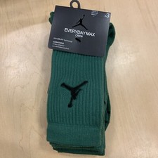 3 Pairs NIKE JORDAN "EVERYDAY MAX" MEN'S DRI-FIT CREW SOCKS SX5545 Medium