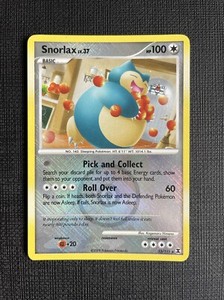 Snorlax Lv. 37 33/111 Rising Rivals League Promo Crosshatch Holo Pokemon Card NM