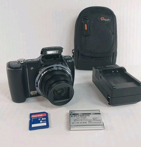 Olympus S Series SZ-10 14.0MP HD Digital Camera + Battery SD Charger & Case - Picture 16 of 16