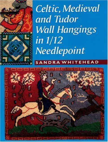 Keltische, mittelalterliche und Tudor Wandbehänge im Maßstab 1/12 Nadelspitze, Sandra weiß - Bild 1 von 1