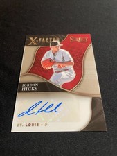 2021 Select Baseball Jordan Hicks X-FACTOR AUTO #34/99 