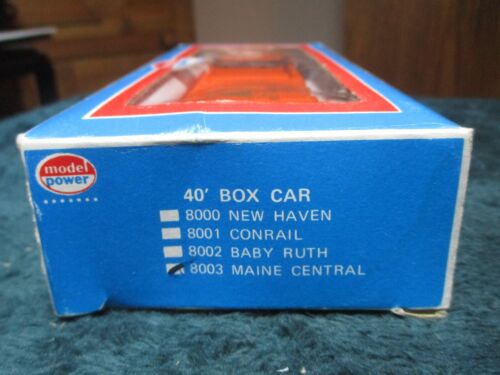 HO Scale Model Power, 40' Box Car, Maine Central, Orange, MEC #14785 -- 8003 - Picture 2 of 8