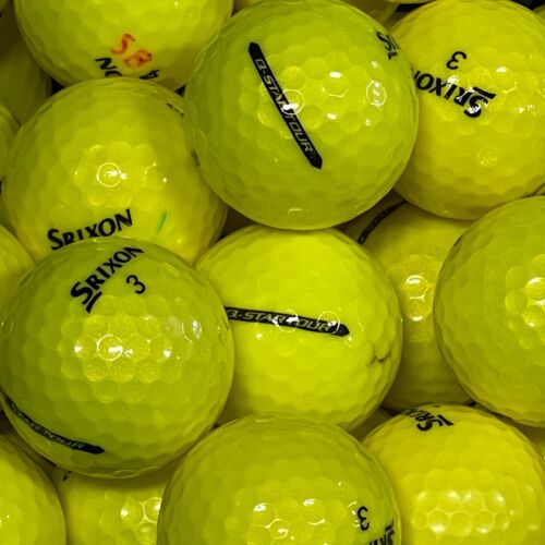 24 Yellow Srixon Q-Star Tour Used Golf Balls - 4A Grade AAAA - Picture 2 of 4