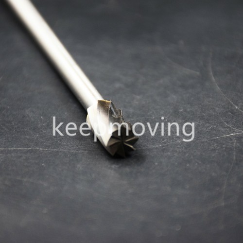 1 Pc Dental Tungsten Aluminum Carbide Rotary Burr 8 Fluted Engraving 150m 1/4 AE - Picture 5 of 6