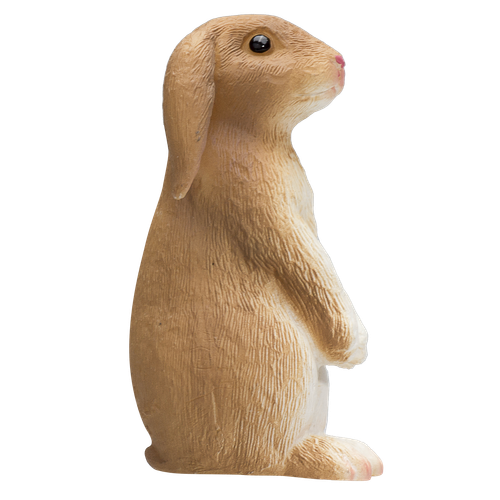 .Mojo RABBIT SITTING cute pet farm models toys plastic figures animals NEW - Foto 2 di 6