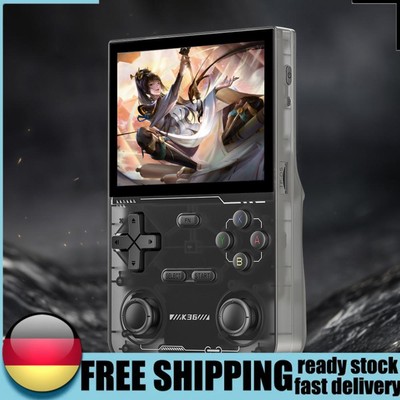 K36 Portable Video Game Console Dual Joystick 3.5 Inch IPS Screen 40+ Emulators