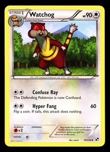 2011 Pokemon Black & White Watchog 79/114 NM