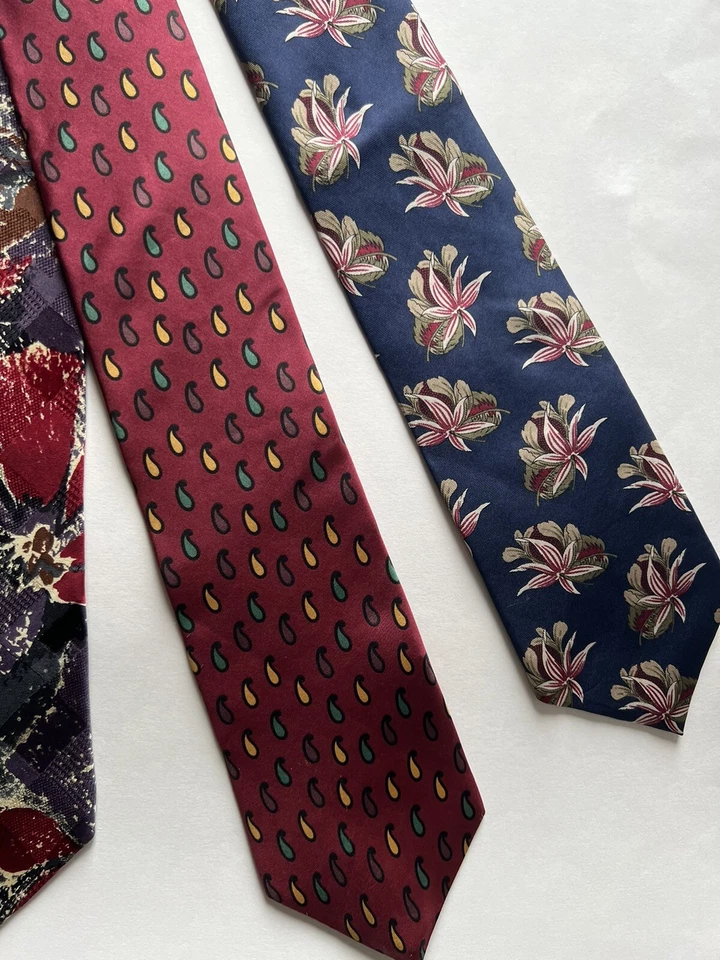 Corbatas clásicas Botany 500 - 3 cuentas. 100% seda de Italia, hecho en USA. Pre-Debido. Foto 2 de 4