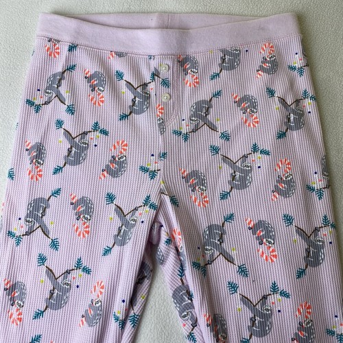 Antiguo Pijama Térmico Para Mujer Azul Marino Leggings Tema Navidad Bastón de Caramelo/Perezoso Talla S - Imagen 1 de 9