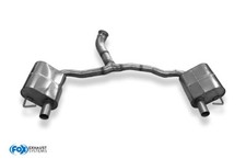 FOX Duplex Sportauspuff mit Endrohrtulpen Mercedes C-Klasse 205 C 400 4-matic