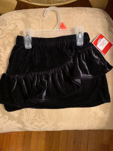 Holiday Time Girls Skirt Christmas 2T Black Velour Tutu - Picture 1 of 9