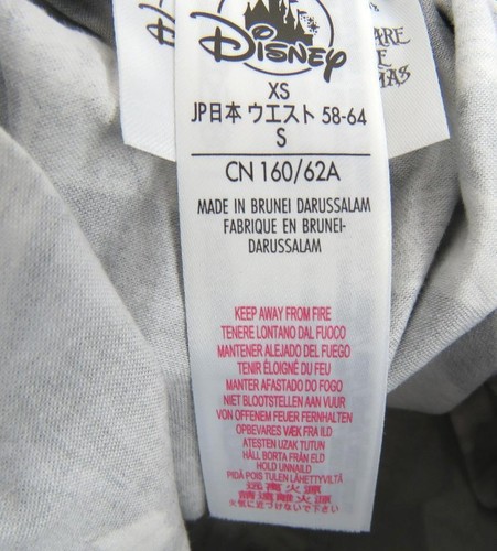 Disney Halloween Pleated Skirt Girls XS The Night Before Christmas Black White - Picture 7 of 8