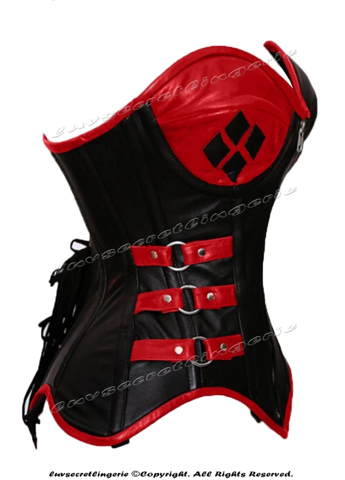 Corsé de entrenamiento de cintura deshuesada doble de acero resistente 24 sobre busto #8719-LE Foto 3 de 4