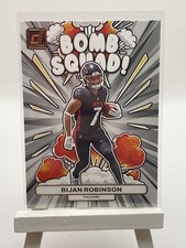 2023 Panini Donruss Bijan Robinson RC Bomb Squad SSP