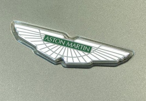 Aston Martin Bonnet/Boot Badge in White/Green - Picture 2 of 5
