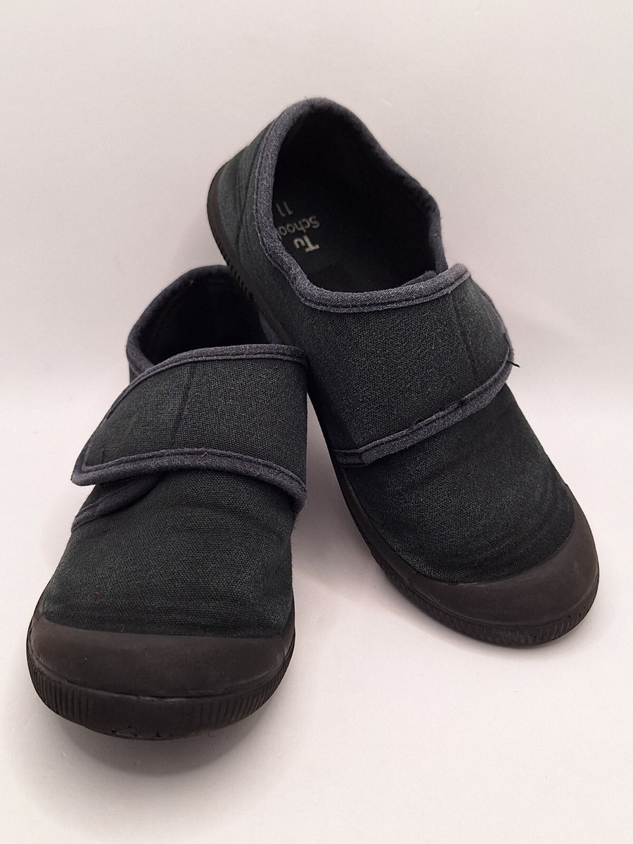 School Shoes Sainsburys Clarks Unisex Black Riptape School