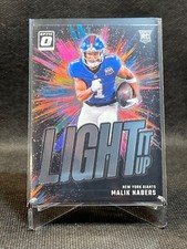 2024 Panini Optic Malik Nabers Light It Up Rookie Insert New York Giants (RC) #5