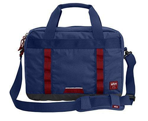 15" SHOULDER BAG MESSENGER PORTABLE HANDBAG NOTEBOOK CASE THINKPAD LAPTOP - Navy - Picture 3 of 4