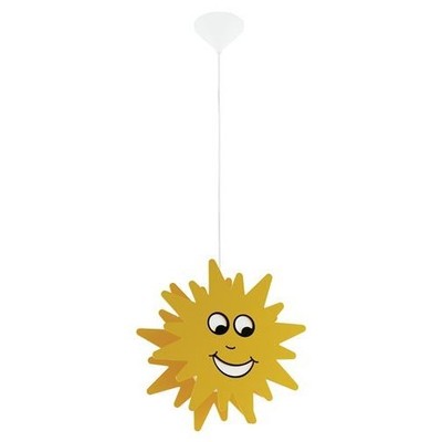 Happy Smiley Face Sun Children S Bedroom Pendant Ceiling Light 5054790601812 Ebay