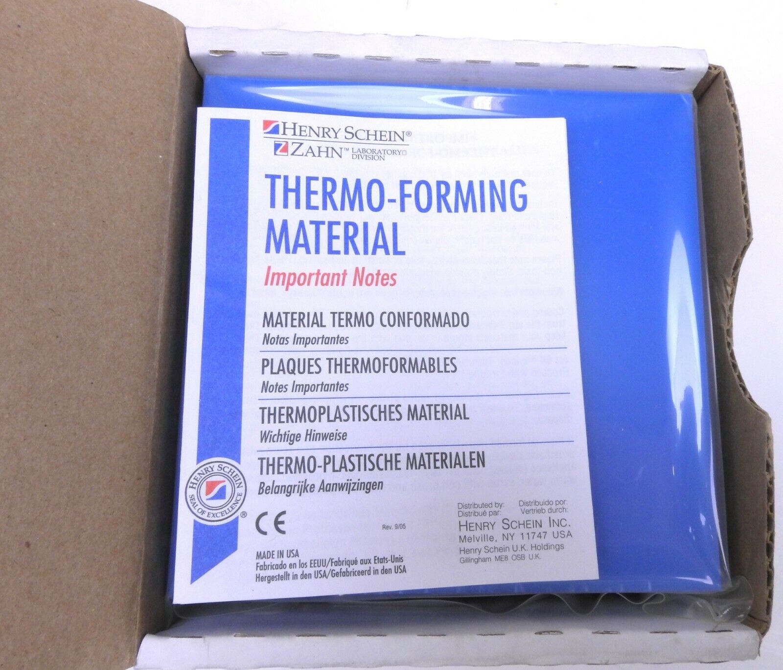 Henry Schein Thermo Forming Material