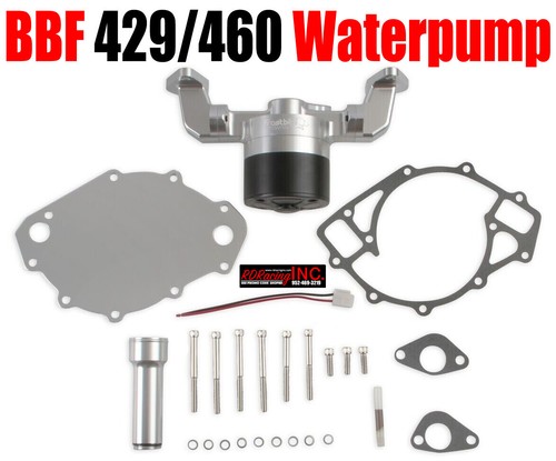 Frostbite 22-141 Aluminum 35gpm Electric Water Pump BBF 429/460 Polished w plate - Picture 1 of 3