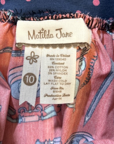 Matilda Jane Hold The Phone Skirt Secret Fields Girls Size 10 NWOT - Picture 5 of 5