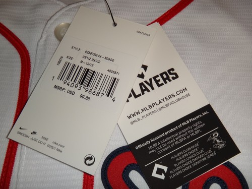 Youth David Ortiz Boston Red Sox Nike White Home Player Jersey - Picture 4 of 8