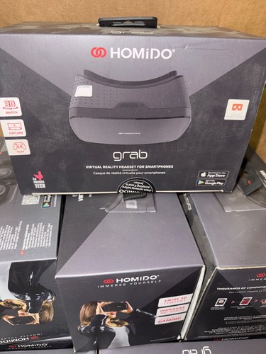 HOMiDO Grab Virtual Reality 3D 360 Smartphone Headset Google Play iOS SEALED - Picture 2 of 3