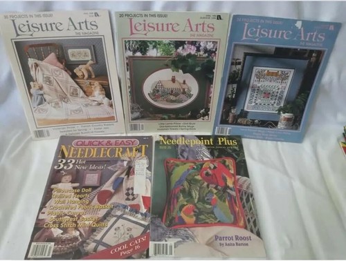 Lote de Patrones DE COLECCIÓN Punto de Cruz Bordado Aguja Libros de Aguja Años 100 - Imagen 3 de 3