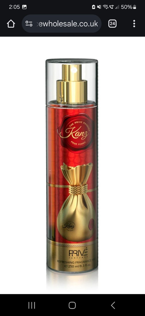 KANZ FRAGRANCE MIST SPRAY NEW BOXED SEALED FREE P&P
