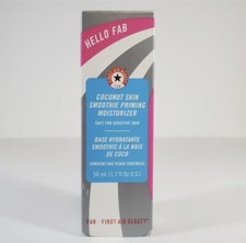 First Aid Beauty Hello Fab Coconut Skin Smoothie Priming Moisturizer 1.7oz NIB