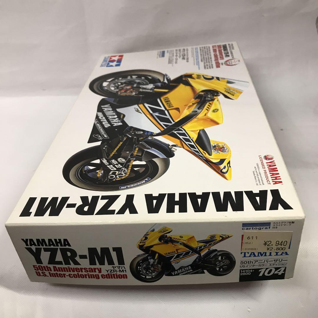 Tamiya 1/12 Motorcycle Series No.104 Yamaha YZR-M1 50th US Tamiya 1/12 Motorcycle Series No.104 Yamaha YZR-M1 50th US