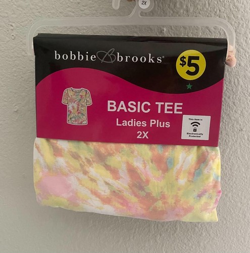 Bobbie brooks Tye-dye t-shirt BASIC TEE colorful/black and white - Picture 2 of 18