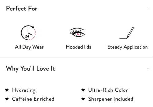 LAURA GELLER Kajal Longwear Eyeliner in DEEP BLACK KOHL *Brand New Full Size* - Picture 8 of 8