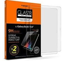 2 pack Spigen Galaxy Book 2017 Screen Protector 10.6 inch Tempered Glass