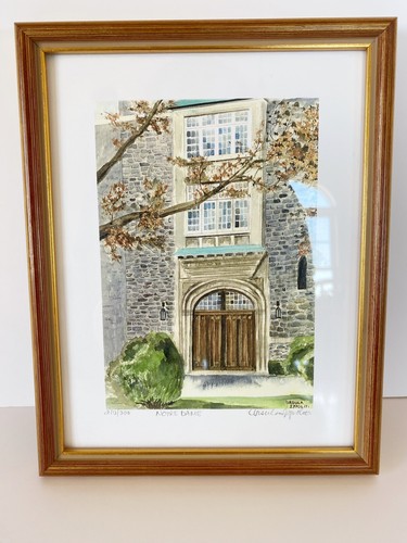 Vintage? Framed Print URSULA IPPOLITI Notre Dame 210/300 Signed 9.5” X 7.5” - Picture 1 of 10