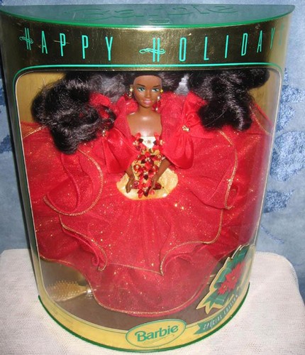 ります 1993 Happy Holidays African American Barbie Doll: [Special Edition