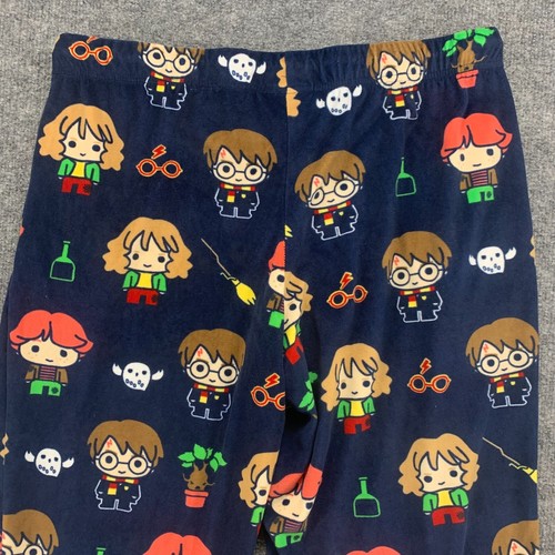 Harry Potter Sleepwear Kids Large 12-14 Blue Pajama Wizarding World Boys - Picture 14 of 15